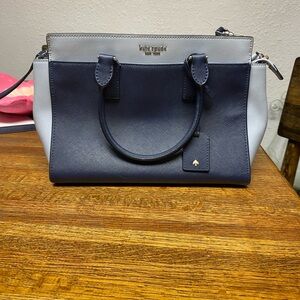 Kate Spade Navy and Gray Handbag